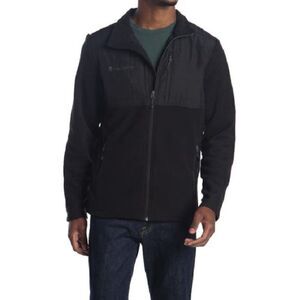 NWT Free Country Black Fleece Zipup Jacket - L